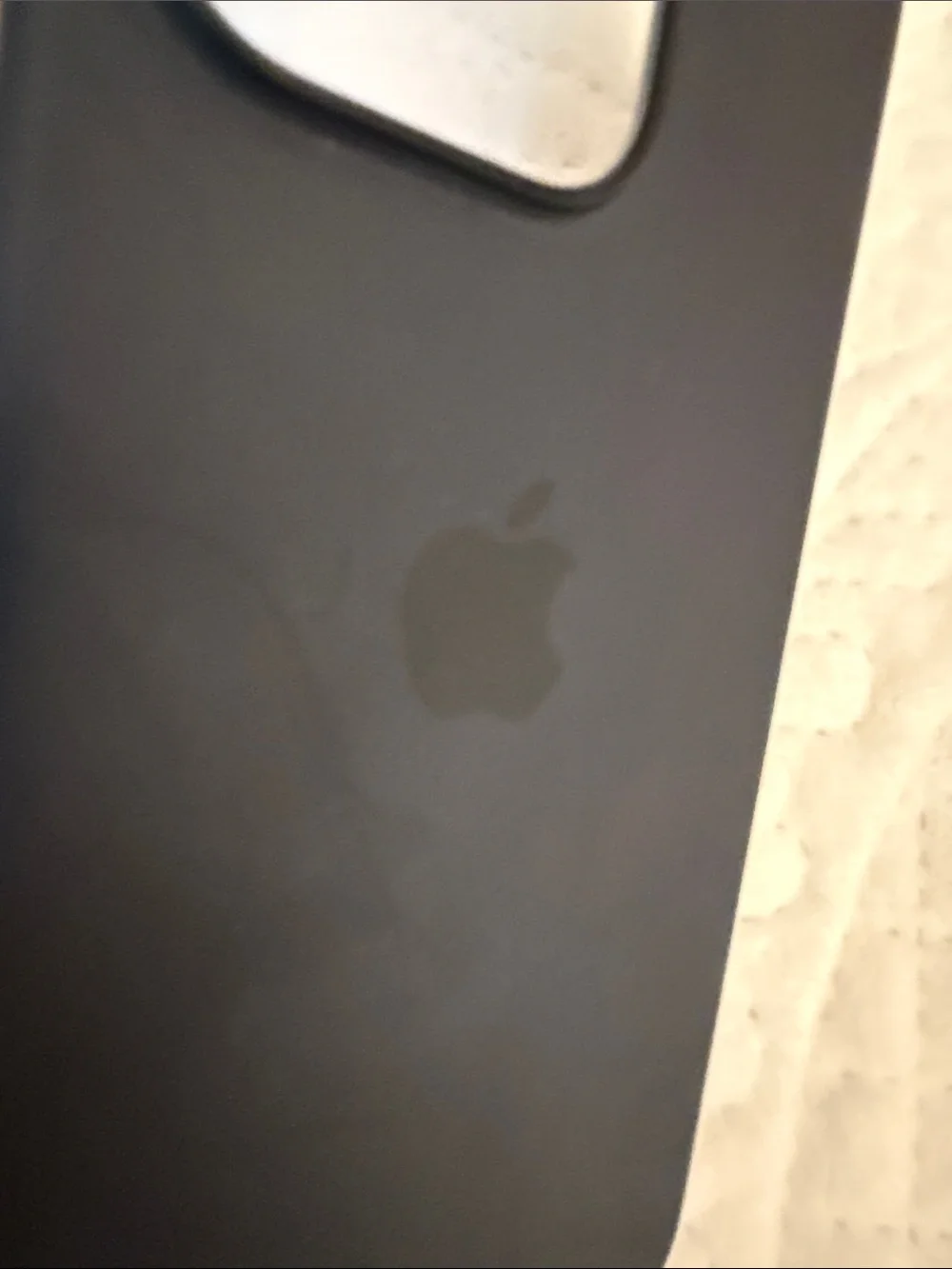 Apple Black Silicone iPhone Case